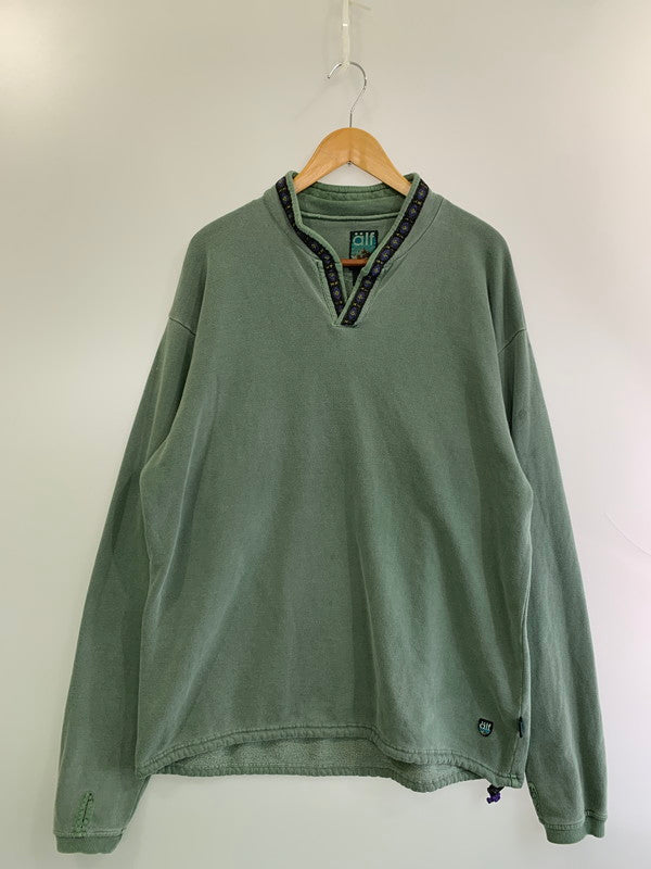 【中古品】【メンズ】 ALF CLOTHING アルフクロージング 90S SWEATSHIRT スウェット トレーナー 146-250524-AS-25-min サイズ：L カラー：グリーン 万代Net店