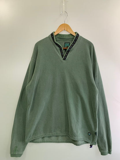 【中古品】【メンズ】 ALF CLOTHING アルフクロージング 90S SWEATSHIRT スウェット トレーナー 146-250524-AS-25-min サイズ：L カラー：グリーン 万代Net店