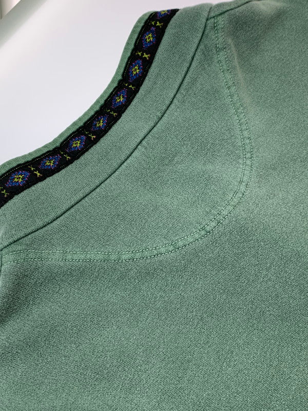 【中古品】【メンズ】 ALF CLOTHING アルフクロージング 90S SWEATSHIRT スウェット トレーナー 146-250524-AS-25-min サイズ：L カラー：グリーン 万代Net店