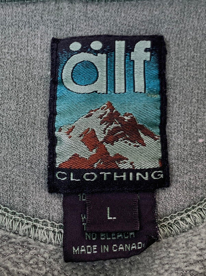 【中古品】【メンズ】 ALF CLOTHING アルフクロージング 90S SWEATSHIRT スウェット トレーナー 146-250524-AS-25-min サイズ：L カラー：グリーン 万代Net店