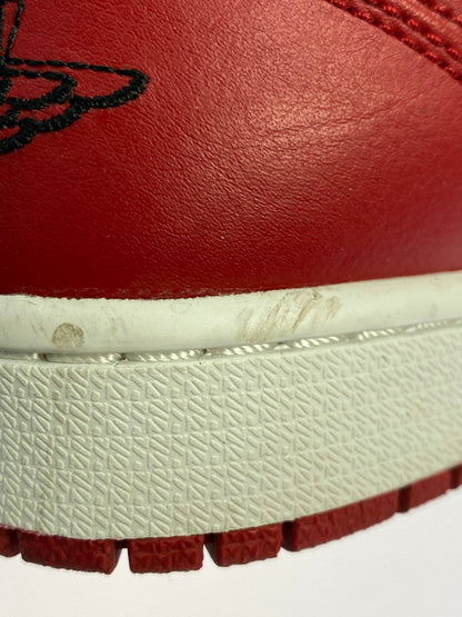 【中古品】【メンズ/レディース】 NIKE ナイキ AIR JORDAN １ LOW VARSITY RED 553558-606 エアジョーダン 1 ロー スニーカー 靴 シューズ 160-250519-em-10-min サイズ：25cm カラー：バーシティレッド 万代Net店