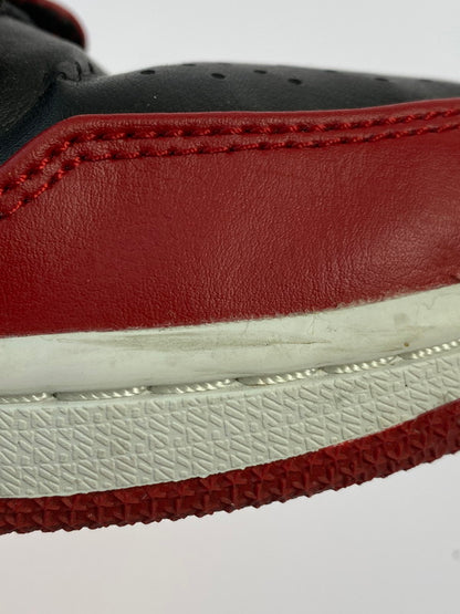 【中古品】【メンズ/レディース】 NIKE ナイキ AIR JORDAN １ LOW VARSITY RED 553558-606 エアジョーダン 1 ロー スニーカー 靴 シューズ 160-250519-em-10-min サイズ：25cm カラー：バーシティレッド 万代Net店