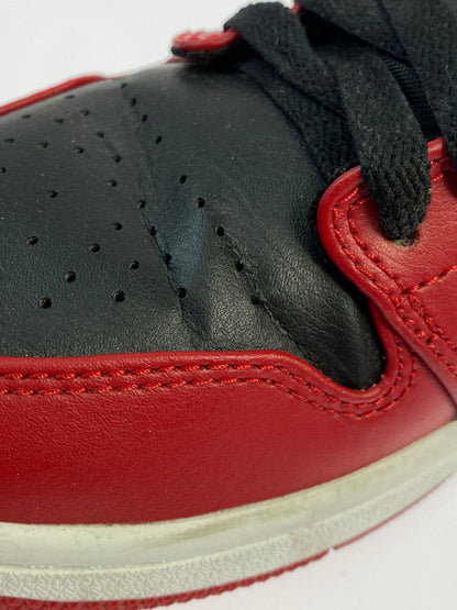【中古品】【メンズ/レディース】 NIKE ナイキ AIR JORDAN １ LOW VARSITY RED 553558-606 エアジョーダン 1 ロー スニーカー 靴 シューズ 160-250519-em-10-min サイズ：25cm カラー：バーシティレッド 万代Net店