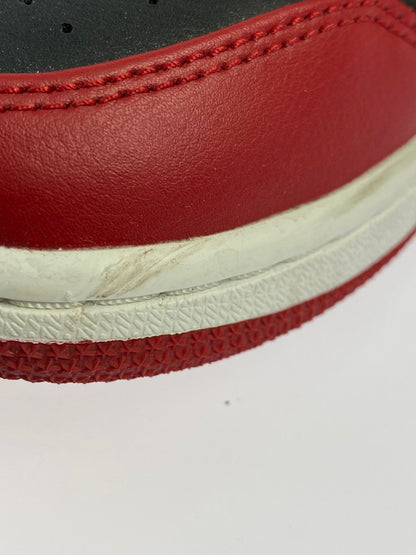 【中古品】【メンズ/レディース】 NIKE ナイキ AIR JORDAN １ LOW VARSITY RED 553558-606 エアジョーダン 1 ロー スニーカー 靴 シューズ 160-250519-em-10-min サイズ：25cm カラー：バーシティレッド 万代Net店