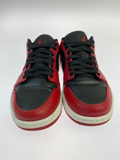 【中古品】【メンズ/レディース】 NIKE ナイキ AIR JORDAN １ LOW VARSITY RED 553558-606 エアジョーダン 1 ロー スニーカー 靴 シューズ 160-250519-em-10-min サイズ：25cm カラー：バーシティレッド 万代Net店