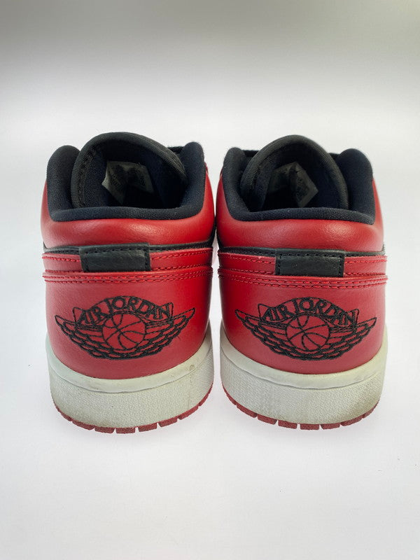 【中古品】【メンズ/レディース】 NIKE ナイキ AIR JORDAN １ LOW VARSITY RED 553558-606 エアジョーダン 1 ロー スニーカー 靴 シューズ 160-250519-em-10-min サイズ：25cm カラー：バーシティレッド 万代Net店
