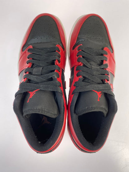 【中古品】【メンズ/レディース】 NIKE ナイキ AIR JORDAN １ LOW VARSITY RED 553558-606 エアジョーダン 1 ロー スニーカー 靴 シューズ 160-250519-em-10-min サイズ：25cm カラー：バーシティレッド 万代Net店