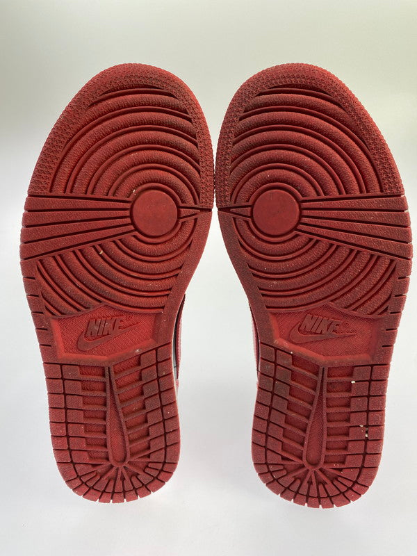 【中古品】【メンズ/レディース】 NIKE ナイキ AIR JORDAN １ LOW VARSITY RED 553558-606 エアジョーダン 1 ロー スニーカー 靴 シューズ 160-250519-em-10-min サイズ：25cm カラー：バーシティレッド 万代Net店
