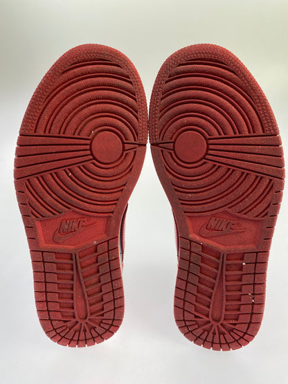 【中古品】【メンズ/レディース】 NIKE ナイキ AIR JORDAN １ LOW VARSITY RED 553558-606 エアジョーダン 1 ロー スニーカー 靴 シューズ 160-250519-em-10-min サイズ：25cm カラー：バーシティレッド 万代Net店