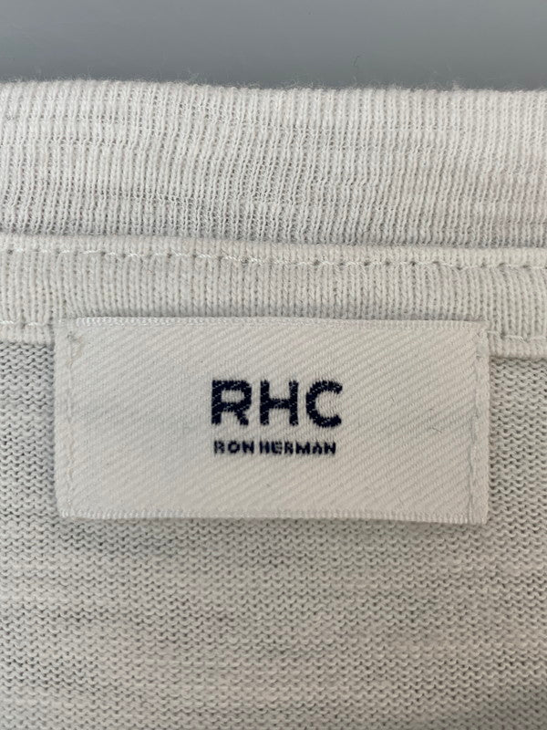 【中古品】【メンズ】 RHC アールエイチシー WIDE TEE ワイド ティー メンズ 半袖 ショートスリーブ 141-260703-hu-39-min サイズ：S カラー：ホワイト 万代Net店