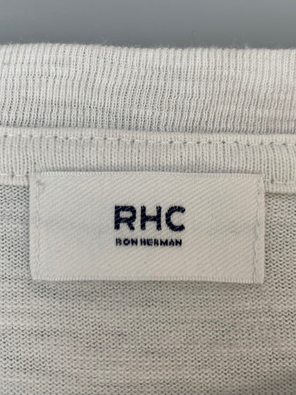 【中古品】【メンズ】 RHC アールエイチシー WIDE TEE ワイド ティー メンズ 半袖 ショートスリーブ 141-260703-hu-39-min サイズ：S カラー：ホワイト 万代Net店