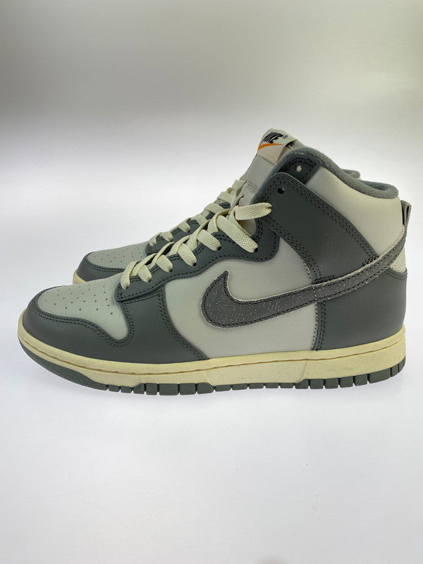 【中古品】【メンズ】 NIKE ナイキ DUNK HI RETRO SE VNTG DM0582-001 ダンク ハイ レトロ シーズナル エディション ヴィンテージ スニーカー メンズ 靴 シューズ 160-250519-em-02-min サイズ：25cm カラー：ライトボーンアンド タンブルドグレー 万代Net店