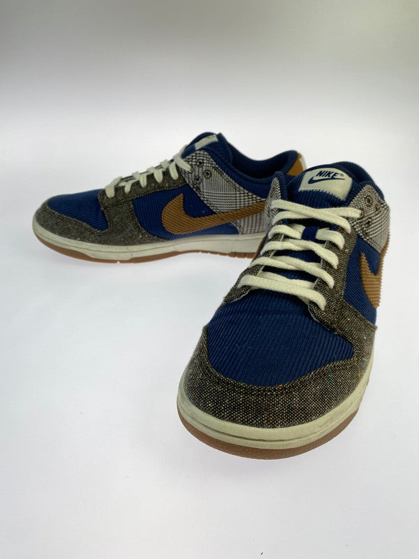 【中古品】【メンズ】 NIKE ナイキ DUNK LOW PRM FQ8746-410 ダンク ロー プレミアム スニーカー 靴 160-250523-jt-02-min サイズ：US 9 27.0cm カラー：MIDNIGHT NAVY /BAROQUE BROWN 万代Net店