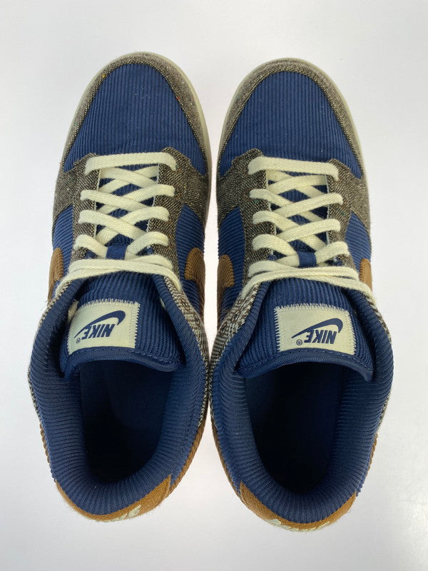 【中古品】【メンズ】 NIKE ナイキ DUNK LOW PRM FQ8746-410 ダンク ロー プレミアム スニーカー 靴 160-250523-jt-02-min サイズ：US 9 27.0cm カラー：MIDNIGHT NAVY /BAROQUE BROWN 万代Net店