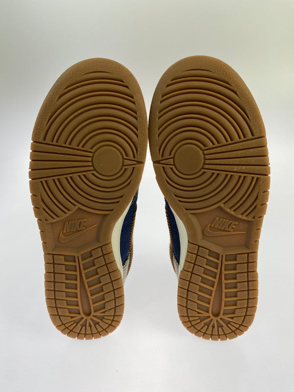 【中古品】【メンズ】 NIKE ナイキ DUNK LOW PRM FQ8746-410 ダンク ロー プレミアム スニーカー 靴 160-250523-jt-02-min サイズ：US 9 27.0cm カラー：MIDNIGHT NAVY /BAROQUE BROWN 万代Net店