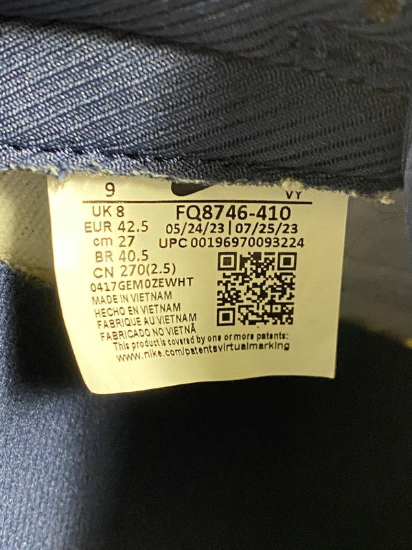 【中古品】【メンズ】 NIKE ナイキ DUNK LOW PRM FQ8746-410 ダンク ロー プレミアム スニーカー 靴 160-250523-jt-02-min サイズ：US 9 27.0cm カラー：MIDNIGHT NAVY /BAROQUE BROWN 万代Net店