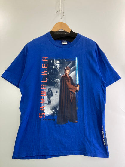 【中古品】【メンズ】 STAR WARS ANAKIN SKYWALKER 2002 TEE スターウォーズ アナキンスカイウォーカー Tシャツ トップス 146-250522-jt-23-min サイズ：L カラー：ブルー 万代Net店