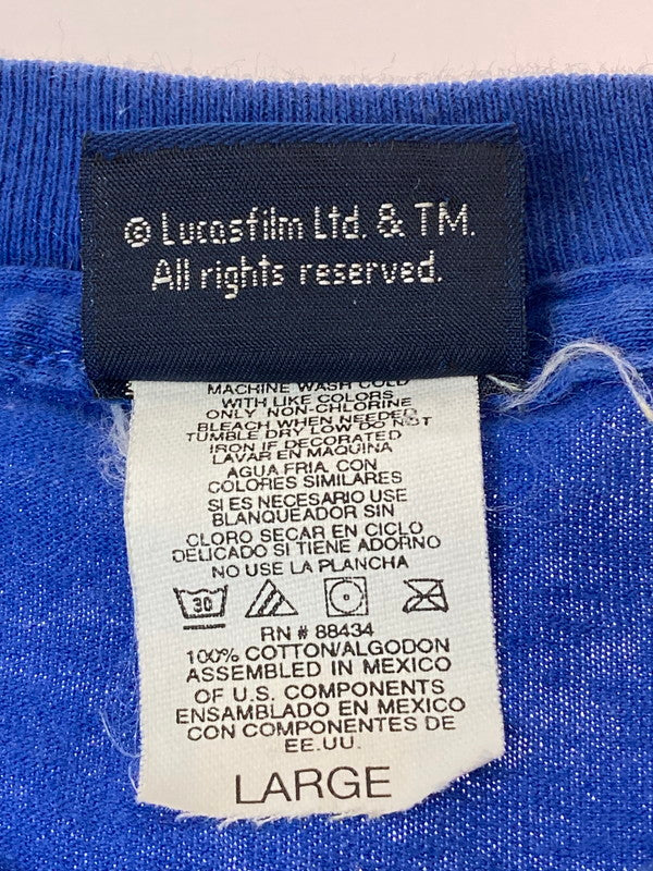 【中古品】【メンズ】 STAR WARS ANAKIN SKYWALKER 2002 TEE スターウォーズ アナキンスカイウォーカー Tシャツ トップス 146-250522-jt-23-min サイズ：L カラー：ブルー 万代Net店