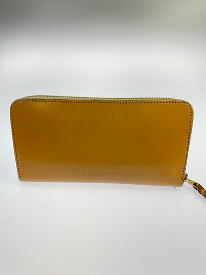 【中古品】【メンズ】 革蛸謹製 かわたこきんせい TAKOジップ ラウンドジップ 長財布 たこジップ ウォレット 200-250530-em-02-min カラー：ベージュ系 万代Net店