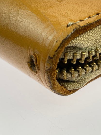 【中古品】【メンズ】 革蛸謹製 かわたこきんせい TAKOジップ ラウンドジップ 長財布 たこジップ ウォレット 200-250530-em-02-min カラー：ベージュ系 万代Net店