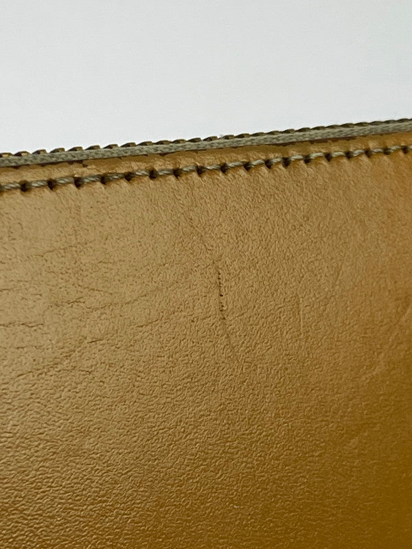 【中古品】【メンズ】 革蛸謹製 かわたこきんせい TAKOジップ ラウンドジップ 長財布 たこジップ ウォレット 200-250530-em-02-min カラー：ベージュ系 万代Net店