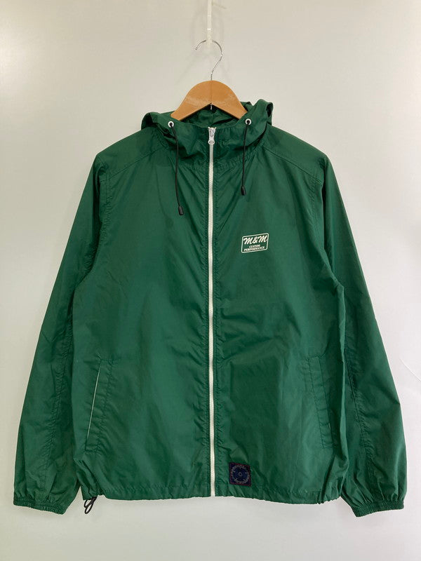 【中古品】【メンズ】 M&M エムアンドエム CUSTOM PERFORMANCE カスタムパフォーマンス NYLON JACKET ナイロンジャケット ライトアウター 142-250522-jt-05-min サイズ：M カラー：モスグリーン 万代Net店