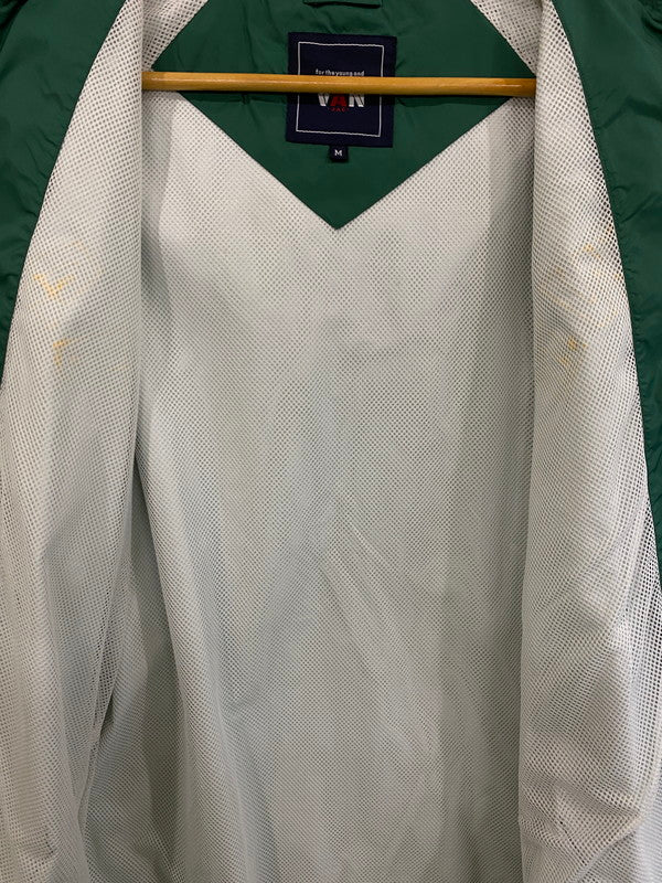 【中古品】【メンズ】 VAN ヴァン NYLON ZIP HOODED JACKET ナイロンジップフーデッドジャケット 146-250623-ks-32-min サイズ：M カラー：グリーン 万代Net店