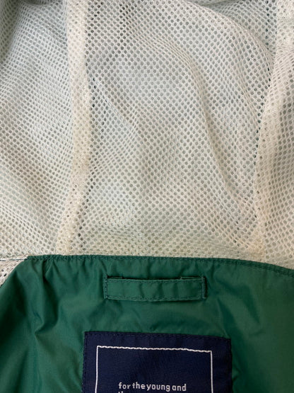 【中古品】【メンズ】 VAN ヴァン NYLON ZIP HOODED JACKET ナイロンジップフーデッドジャケット 146-250623-ks-32-min サイズ：M カラー：グリーン 万代Net店