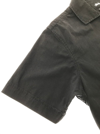 【中古品】【メンズ】 STUSSY ステューシー HELLSHIRE BOWLING SHIRT ヘルシャー ボーリングシャツ 半袖シャツ 142-260520-na-24-tagh サイズ：S カラー：ブラック 万代Net店