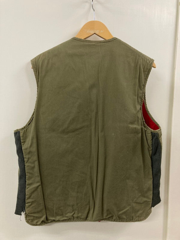 【現状渡し品】【メンズ】 INSULAIR WARMSTER 60S REVERSIBLE HUNTING VEST リバーシブルハンティング ベスト 146-250803-ks-08-min サイズ：不明 カラー：カーキ/レッド 万代Net店