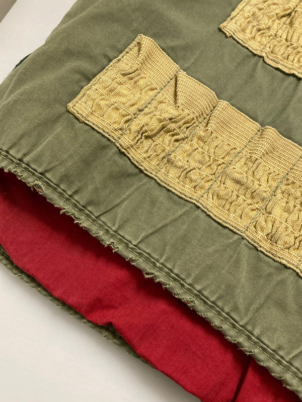 【現状渡し品】【メンズ】 INSULAIR WARMSTER 60S REVERSIBLE HUNTING VEST リバーシブルハンティング ベスト 146-250803-ks-08-min サイズ：不明 カラー：カーキ/レッド 万代Net店