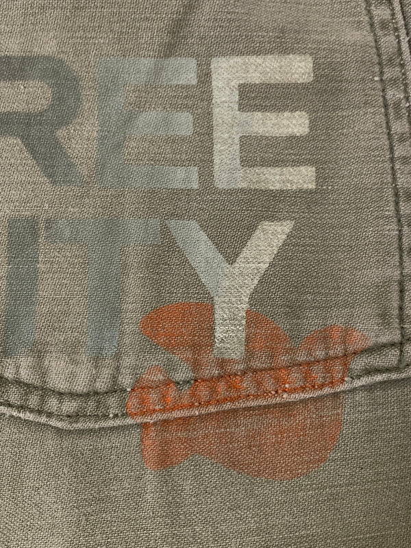 【現状渡し品】【メンズ】 FREE CITY フリーシティ BIKER PANTS バイカー パンツ ワーク ミリタリー メンズ ボトムス 151-260710-em-15-min カラー：オリーブ 万代Net店