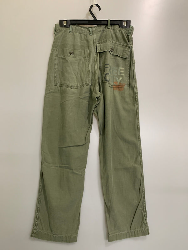 【現状渡し品】【メンズ】 FREE CITY フリーシティ BIKER PANTS バイカー パンツ ワーク ミリタリー メンズ ボトムス 151-260710-em-15-min カラー：オリーブ 万代Net店