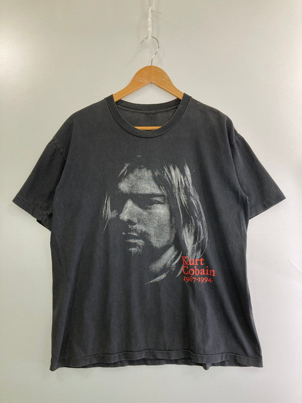 【中古品】【メンズ】 KURT COBAIN 90S BOOTLEG MEMORIAL TEE カート コバーン 90年代 ブーレグ メモリアル Tシャツ トップス 146-250522-jt-14-min カラー：ブラック 万代Net店