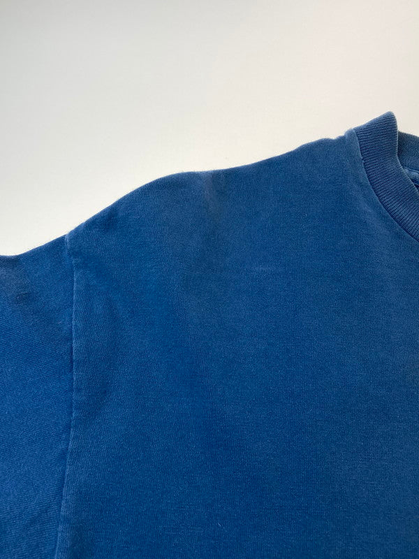 【中古品】【メンズ】 OLD STUSSY オールドステューシー 80年代 BIGLEAGUE LS TEE 長袖Tシャツ トップス 146-250522-jt-13-min サイズ：L カラー：ブルー 万代Net店