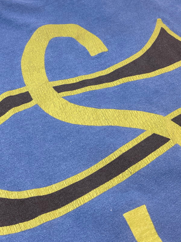 【中古品】【メンズ】 OLD STUSSY オールドステューシー 80年代 BIGLEAGUE LS TEE 長袖Tシャツ トップス 146-250522-jt-13-min サイズ：L カラー：ブルー 万代Net店