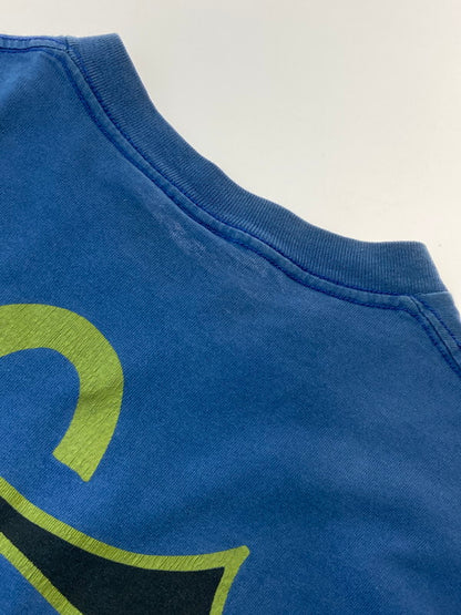 【中古品】【メンズ】 OLD STUSSY オールドステューシー 80年代 BIGLEAGUE LS TEE 長袖Tシャツ トップス 146-250522-jt-13-min サイズ：L カラー：ブルー 万代Net店