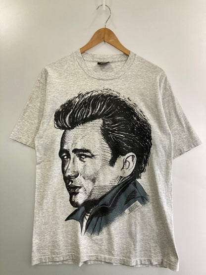 【中古品】【メンズ】 JAMES DEAN 90S MOSQUITOHEAD HUGE PRINT TEE ジェームス ディーン 90年代 モスキートヘッド ハグ プリント Tシャツ トップス 146-250522-jt-19-min サイズ：L カラー：ホワイト 万代Net店