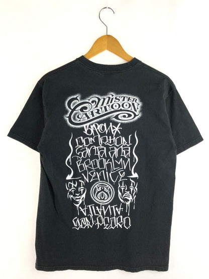 【中古品】【メンズ】 × MR CARTOON ミスターカートゥーン WORLD TOUR TEE ワールド ツアー Tシャツ 半袖Tシャツ 142-251029-na-13-tag サイズ：M カラー：ブラック 万代Net店