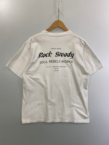 【中古品】【メンズ】 Rock Steady ロックステディ DRUNK TANK TEE Tシャツ トップス 146-250710-ks-39-min サイズ：M カラー：ホワイト 万代Net店