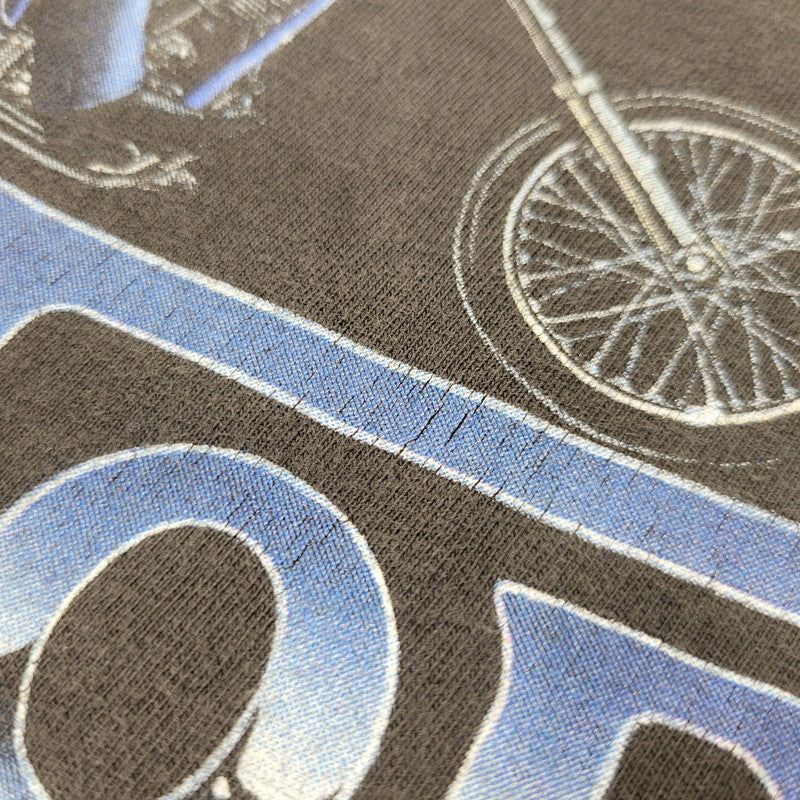 【中古品】【メンズ】 HANES MOTOR CYCLE MANIAC BIKER MAGAZINE TEE モーターサイクル マニアック バイカー マガジン Tシャツ 半袖 トップス 146-250921-as-14-izu サイズ：M カラー：ブラック 万代Net店
