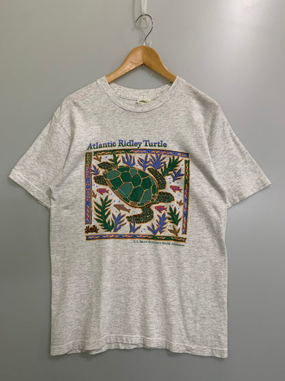 【中古品】【メンズ】 L.L.Bean エルエルビーン ATLANTIC RIDLEY TURTLE TEE 半袖 Tシャツ トップス 146-250710-SS-02-min カラー：ライトグレ－ 万代Net店
