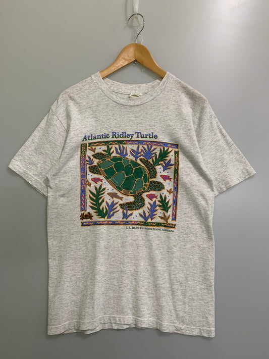 【中古品】【メンズ】 L.L.Bean エルエルビーン ATLANTIC RIDLEY TURTLE TEE 半袖 Tシャツ トップス 146-250710-SS-02-min カラー：ライトグレ－ 万代Net店