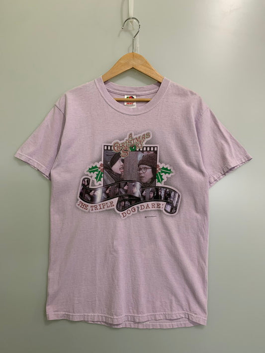 【中古品】【メンズ】 A CHRISTMAS STORY アクリスマスストーリー 90-00S MOVIE TEE ショートスリーブ 146-250713-AS-70-min サイズ：M カラー：パープル 万代Net店