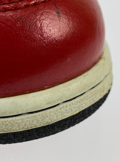 【中古品】【メンズ】 NIKE ナイキ AIR JORDAN 1 MID GYM RED BLACK PATENT 554725-602 エアジョーダン1 ミッド ジム レッド ブラック パテント スニーカー 靴 160-250519-em-15-min サイズ：25cm カラー：ジムレッド/ブラック-ホワイト 万代Net店