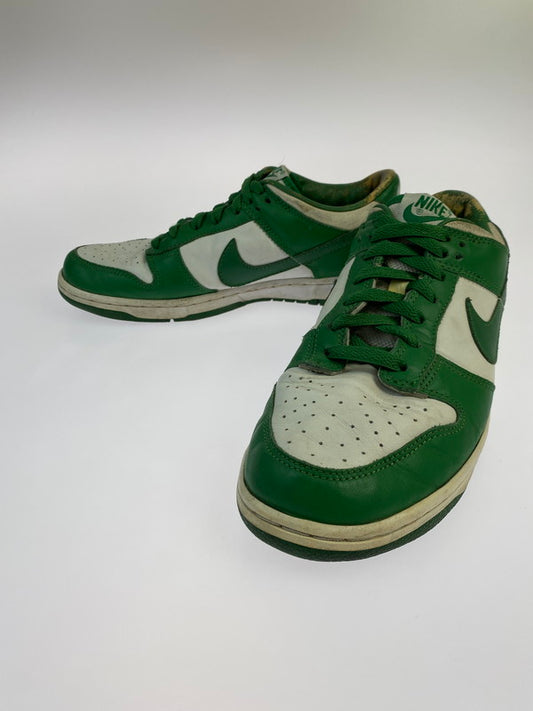 【現状渡し品】【メンズ】 NIKE ナイキ DUNK LOW セルティック 2004年 304714 132 ダンク ロー スニーカー メンズ 靴 シューズ 160-250519-em-16-min サイズ：27cm カラー： グリーン/ホワイト 万代Net店