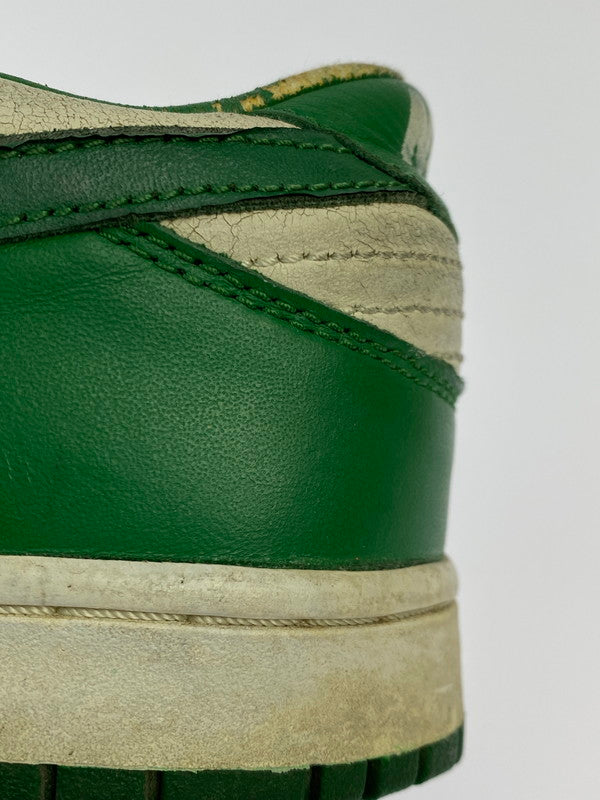 【現状渡し品】【メンズ】 NIKE ナイキ DUNK LOW セルティック 2004年 304714 132 ダンク ロー スニーカー メンズ 靴 シューズ 160-250519-em-16-min サイズ：27cm カラー： グリーン/ホワイト 万代Net店