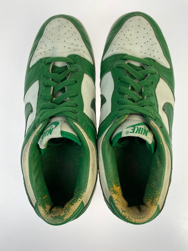 【現状渡し品】【メンズ】 NIKE ナイキ DUNK LOW セルティック 2004年 304714 132 ダンク ロー スニーカー メンズ 靴 シューズ 160-250519-em-16-min サイズ：27cm カラー： グリーン/ホワイト 万代Net店