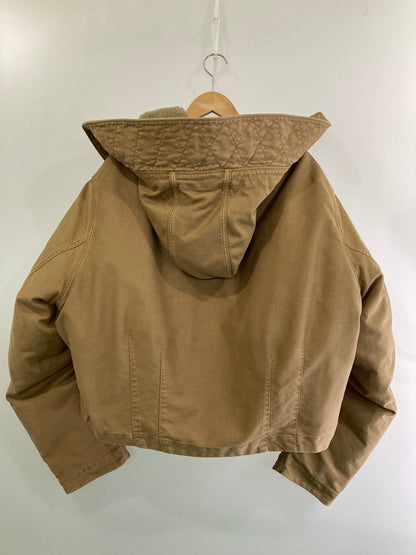 【現状渡し品】【メンズ】 PRADA プラダ SGG344_S232_1V3W 23AW 3WAY BOMBER JACKET ボンバージャケット 141-250518-ks-26-min サイズ：XXL カラー：ライトブラウン 万代Net店