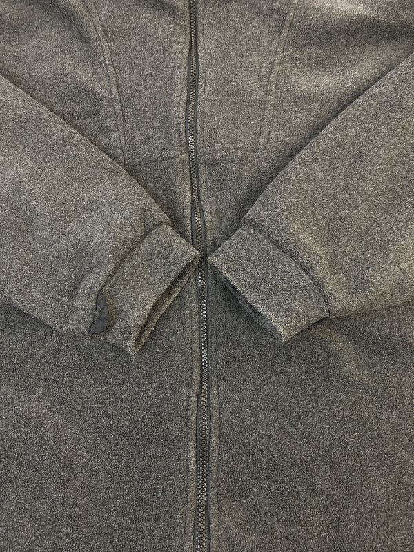 【中古品】【メンズ】 COLUMBIA コロンビア LS FLEECE JACKET ロング スリーブ フリース ジャケット アウター 144-260922-hu-18-min サイズ：XL カラー：グレー 万代Net店